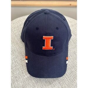 Illinois Fighting Illini Starter Navy Orange White Adjustable Baseball Hat Cap
